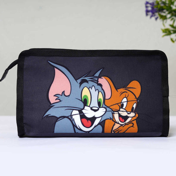 Cartoon Printed Personalised Kids Toiletry Pouch